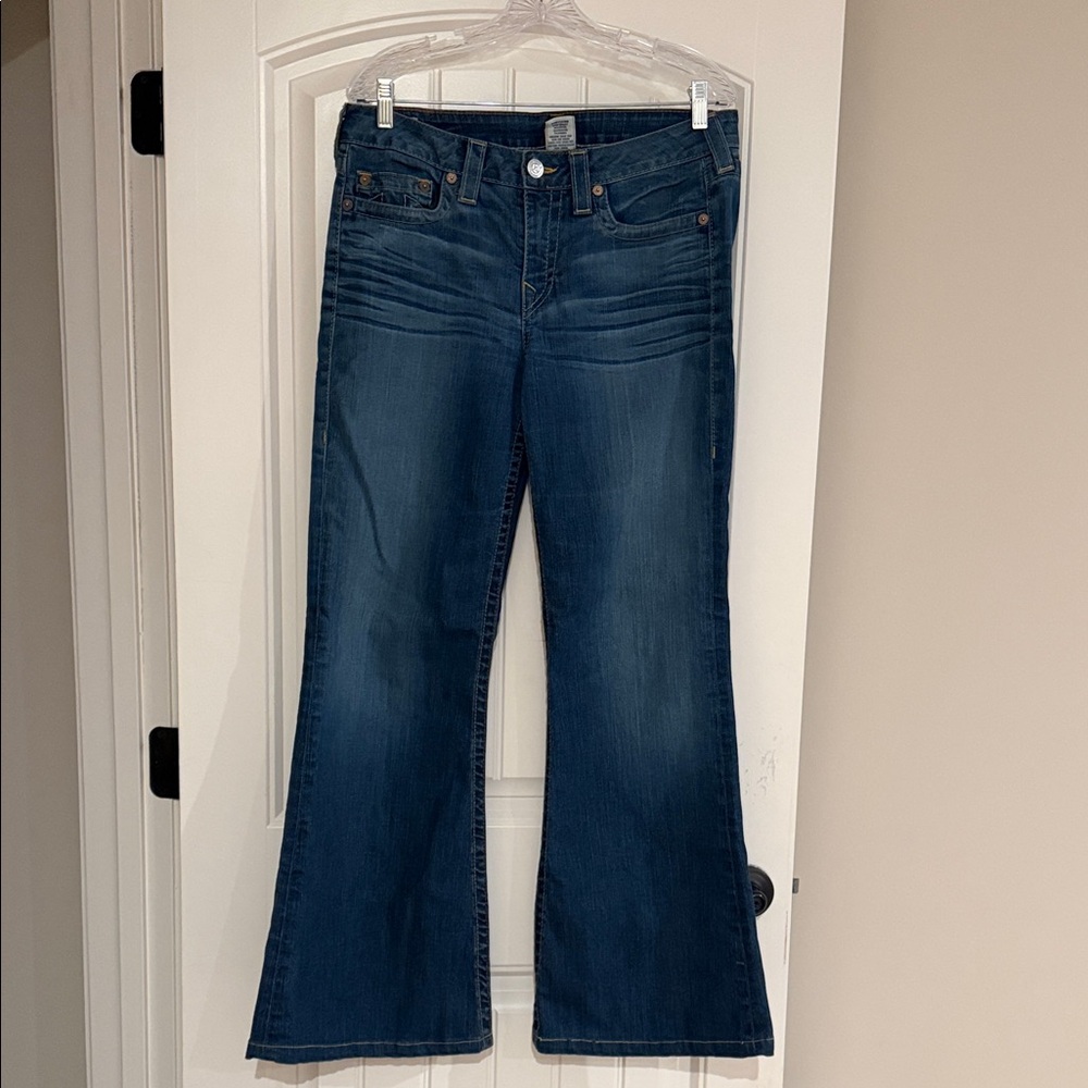True Religion Indigo Flare Jeans